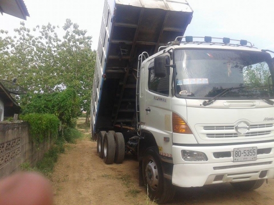 HINO FM2PNPD-10836 320 แรง 2 เพลา  320 แรง ดั้มเกษตร รถปี 2547 จ.สุโขทัย โทร 080-1151964
