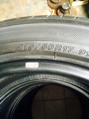 ขายยางขอบ17" 215-50R17 ปี12 Yokohama DB (Japan) สวยๆ ทั้ง4เส้นไม่แตกไม่บวม ขาย4,500บาทสนใจโทรสอบถามได้ที่062-121-9299 / 088-022-3848 ID Line : thidasasa ดูของแถวดอนเมืองครับ
