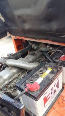 forklift รถยกโฟร์คลิฟท์ 3.5 ตัน ดีเซล เกียร์ครัช ยกสูง 4 เมตร ยางตัน