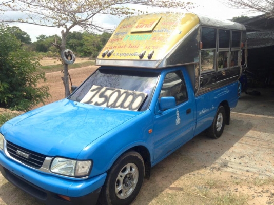 ขายครับ รถโดยสาร. ถอดป้ายเดิมแล้ว. TFR 90แปลงดาก้อน.  หลังคาโดยสาร. ทุกอย่างลงเล่มเรียบร้อย. แอร์. กระจกไฟฟ้า ยางดี4เส้น. รถสวย มีตำนิ ปะตูซ้าย เอกสารพร้อมโอน ราคา135000 สนใจ0930693225 สารคาม