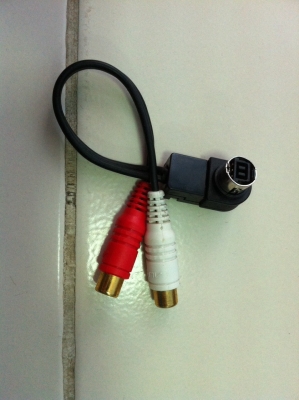 สายแปลงlAlpine Ai net เป็นAUX สายแท้ศูนย์ สภาพสวย มือ2 ญี่ปุ่น