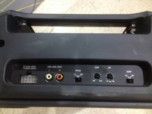 ตู้ซับ ALPINE SWE 1890 แอมในตัว 300W ของเก่าญี่ปุ่นสภาพสวย