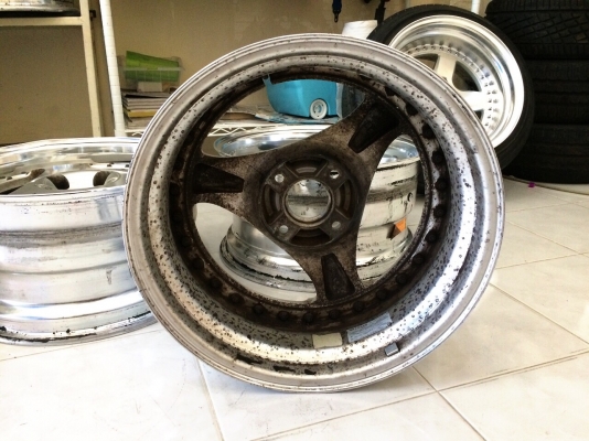 ขายล้อ ADVAN ONI 17" F8"R9" 4/114.3 สภาพสวย ประมูลจากญี่ปุ่น