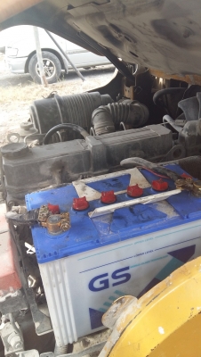 Forklift   6.0 mm. 3.0 Tons Diesel S4S เสา 3 ตอน ยางตัน ทำสีให้ใหม่