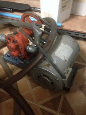 ขายปั๊มดูดน้ำมันพร้อมมอเตอร์ มือสองพร้อมใช้