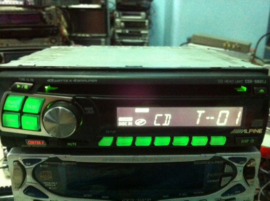 Alpine CDA-980J CD ปรีเอ้า1ชุด สภาพสวย มือ2 ญี่ปุ่น