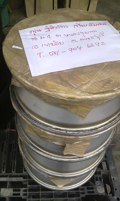 ล้อแม็กแท้ๆ ขอบ15 สภาพป้ายแดง 4รู100 ใหม่กริ๊บ(4วง3,800บ.)