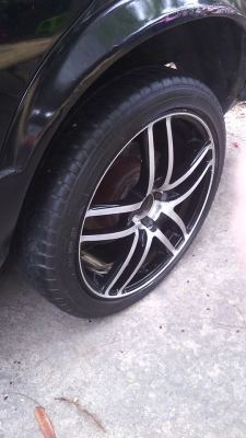 ปรับราคาขายแม็กLENSO(JAPAN) 17กว้าง7.5 et40  4รู100พร้อมยาง