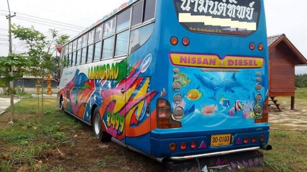 ขายรถบัส 41ที่นั่ง เครื่องเสียงพร้อม สภาพสว เล่มทะเบียนพร้อมโอน