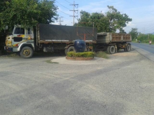 ขาย HINO 3ใบปัด เครื่อง PO9  พ่วงแม่ลูกดั๊ม