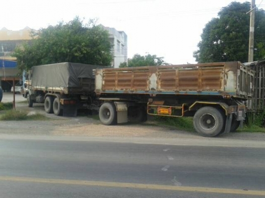 ขาย HINO 3ใบปัด เครื่อง PO9  พ่วงแม่ลูกดั๊ม