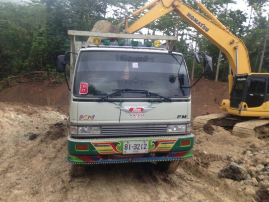 ขาย HINO 3M สองเพลาดั๊ม กระบะเหล็ก รถปี 42