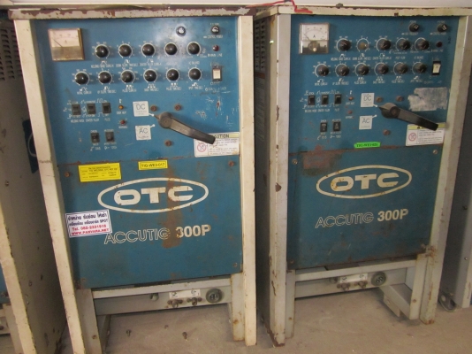 เครื่องเชื่อม TIG  ยี่ห้อ OTC  ACCUTIG 300P มือสอง
