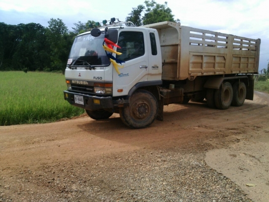 ขาย MITSUBISHI  M6 สองเพลาดั๊ม กระบะเหล็ก