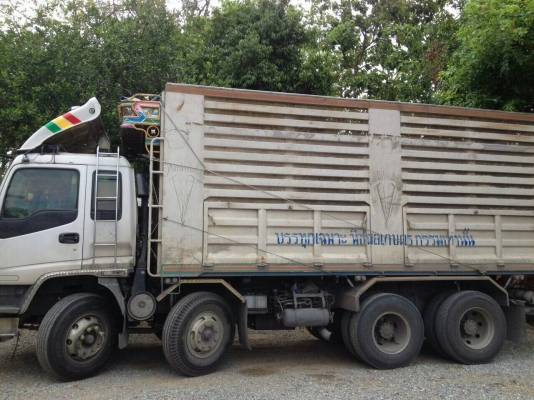 ขายรถบรรทุก 20 ล้อพ่วงแม่ลูกดัมพ์ ISUZU DECA 270 แรงม้าปี 2547 ลูกพ่วง 2 เพลา