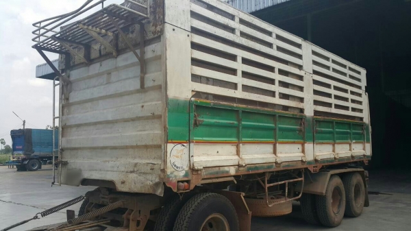 ขายรถพ่วง 24 ล้อ แม่-ลูก กระบะเหล็กคอกเกษตรดั้ม HINO PROFIA P11C-325 แรง 7 เกียร์ ช่วงล้าง ZM-10 น๊อด ราคาแค่่.1600000 ต่อรอง สนใจรีบโทรด่วน