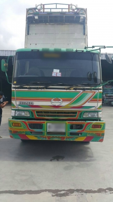 ขายรถพ่วง 24 ล้อ แม่-ลูก กระบะเหล็กคอกเกษตรดั้ม HINO PROFIA P11C-325 แรง 7 เกียร์ ช่วงล้าง ZM-10 น๊อด ราคาแค่่.1600000 ต่อรอง สนใจรีบโทรด่วน