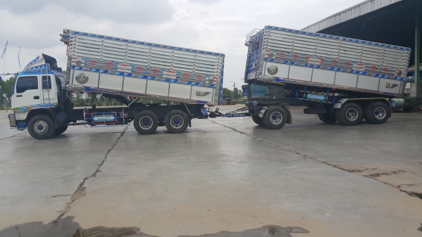 ขายรถพ่วง 22 ล้อ แม่-ลูก กระบะเนียมคอกเกษตรดั้ม ISUZU 320 ปี.มิ.ย.49 รถสวย ราคาย้อมๆ 2200000 ต่อรอง จัดไฟแนนซ์ได้ สนใจโทรด่วน