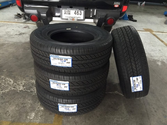 ขายยางใหม่ TOYO OPUT 245/70-16 เส้นละ 4250