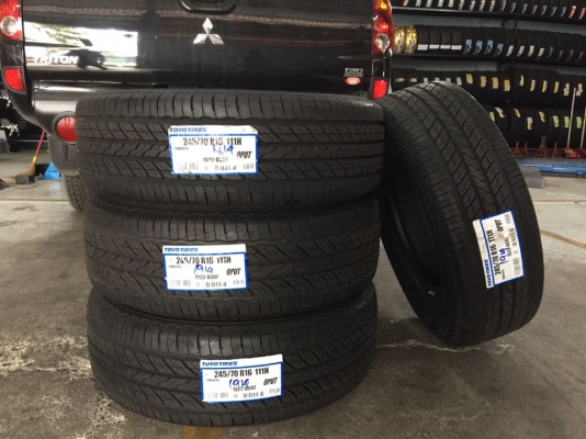 ขายยางใหม่ TOYO OPUT 245/70-16 เส้นละ 4250