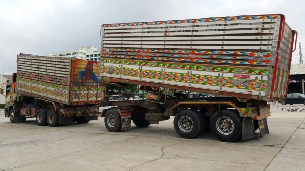 ขายดาวน์รถพ่วง 22 ล้อ แม่-ลูก กระบะเนียมคอกเกษตรดั้ม ISUZU 360 ปี.56 ปรายปี ขายดาวน์ 800000 สนใจรีบจองด่วน