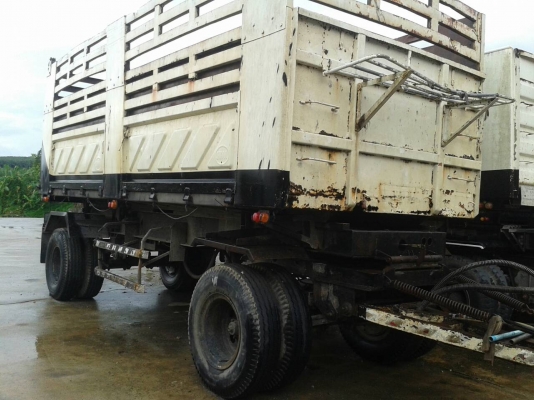 ขายรถบรรทุก 18 ล้อพ่วงแม่ลูกดัมพ์ ISUZU DECA 270 แรงม้าปี 2548 ลูกพ่วงสามมิตร 2 เพลาปี 2545 ราคา 1850000