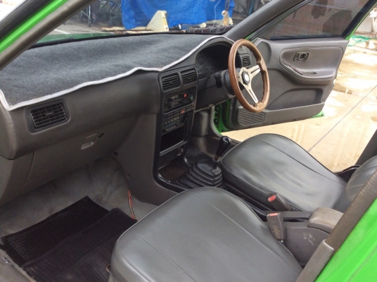 ขายรถ นิสสัน เซนทร้า B13 ปี93 เครื่อง 1.6 เกียร์ธรรมดา ติดแก๊สLPG กระจกไฟฟ้า ภายในเบาะหนังสวยไม่มีขาด แอร์เย็น ตัวถังสีเต็มเงามีริ้วรอยบ้างไม่มีผุ แม็กเดิมขอบ14" ท่อซิ่ง เครื่องแน่นๆ ช่วงล่างดี รถขับดี พร้อมใช้งานได้เลยครับ ภาษีปี59 ขายถูกครับ