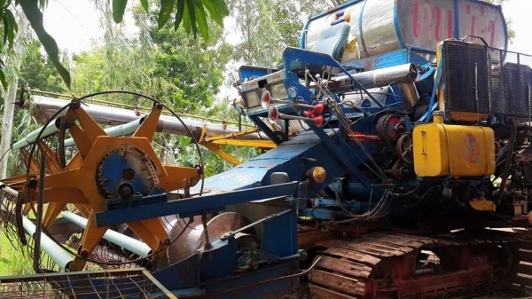 ขายรถเกี่ยวข้าว ทรัพย์เจริญ ISUZU270 เทอร์โบว์ ช่วงล่าง12 ปี๊มไดกินซ์22 สภาพพร้อมเกี่ยว เครื่องดี ช่วงล่างดี