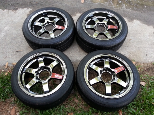 ขอบ17  หน้าตื้น หลังลึกพร้อมยาง