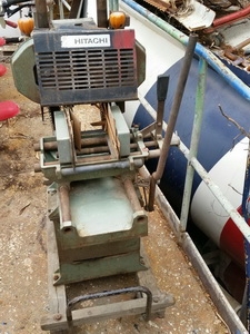 ขาย เครื่อตัดไม้ ผ่าไม้ บากไม้ สำหรับหัวเสา หรืองานอื่น อเนกประสงค์ ไฟ 110v เก่าญี่ปุ่น