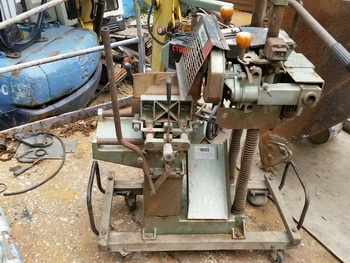 ขาย เครื่อตัดไม้ ผ่าไม้ บากไม้ สำหรับหัวเสา หรืองานอื่น อเนกประสงค์ ไฟ 110v เก่าญี่ปุ่น