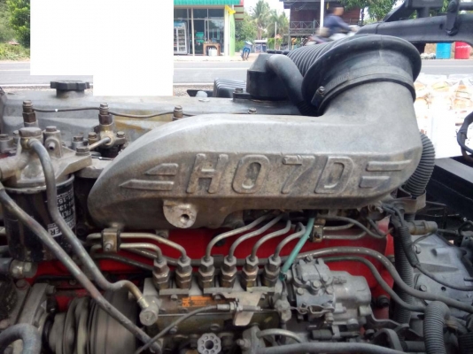 Hino FD1HJA เครื่อง HO7D=195 แรง ปี 47/ 6 สูบ ดั๊ม แอร์ พาวเวอร์