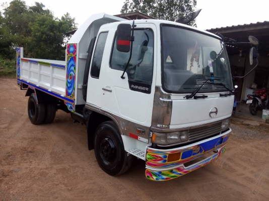 Hino FD1HJA เครื่อง HO7D=195 แรง ปี 47/ 6 สูบ ดั๊ม แอร์ พาวเวอร์
