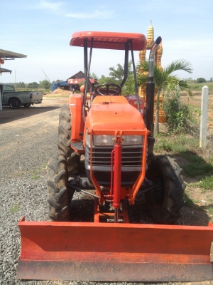 L3408 Kubota  อุปกรณ์3ชิ้น ดันหน้า+ผาน5x22" LCS +โลตารี่จอบหมุนวิเชียร์170 เอกสารเล่มทะเบียนพร้อมโอน