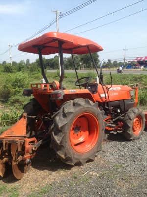 L3408 Kubota  อุปกรณ์3ชิ้น ดันหน้า+ผาน5x22" LCS +โลตารี่จอบหมุนวิเชียร์170 เอกสารเล่มทะเบียนพร้อมโอน