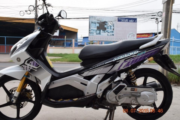 ขาย ยามาฮ่า นูโว Mx สีขาว-ดำ ปี 48 สภาพเครื่องดี เดิม ๆ