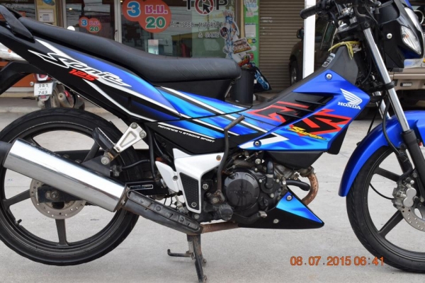 ขาย ฮอนด้า โซนิค สีน้ำเงิน-ดำ ปี 50 สภาพเครื่องดี เดิม ๆ ขาย ฮอนด้า โซนิค สีน้ำเงิน-ดำ ปี 50 สภาพเครื่องดี เดิม ๆ