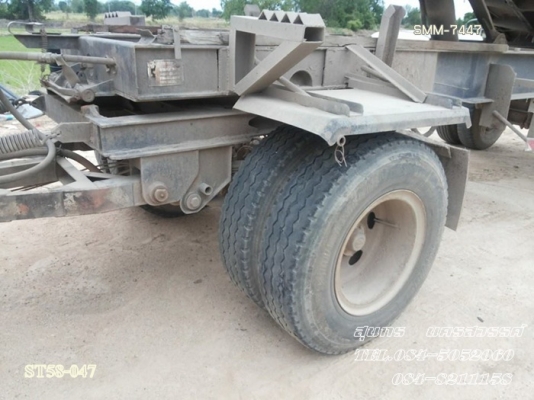 ขายด่วน ลูกพ่วง 2 เพลา ดั้มพ์ SMM สามมิตร สภาพใช้งานได้ปกติ เดิมๆ ราคาสุดคุ้ม ขายด่วน ลูกพ่วง 2 เพลา ดั้มพ์ SMM สามมิตร สภาพใช้งานได้ปกติ เดิมๆ ราคาสุดคุ้ม