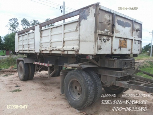 ขายด่วน ลูกพ่วง 2 เพลา ดั้มพ์ SMM สามมิตร สภาพใช้งานได้ปกติ เดิมๆ ราคาสุดคุ้ม ขายด่วน ลูกพ่วง 2 เพลา ดั้มพ์ SMM สามมิตร สภาพใช้งานได้ปกติ เดิมๆ ราคาสุดคุ้ม