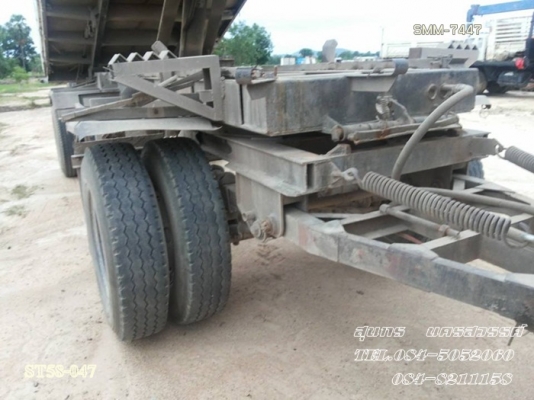 ขายด่วน ลูกพ่วง 2 เพลา ดั้มพ์ SMM สามมิตร สภาพใช้งานได้ปกติ เดิมๆ ราคาสุดคุ้ม ขายด่วน ลูกพ่วง 2 เพลา ดั้มพ์ SMM สามมิตร สภาพใช้งานได้ปกติ เดิมๆ ราคาสุดคุ้ม