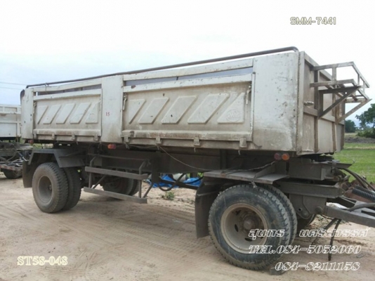 ขายด่วน ลูกพ่วง 2 เพลา ดั้มพ์ SMM สามมิตร สภาพใช้งานได้ปกติ เดิมๆ ราคาสุดคุ้ม ขายด่วน ลูกพ่วง 2 เพลา ดั้มพ์ SMM สามมิตร สภาพใช้งานได้ปกติ เดิมๆ ราคาสุดคุ้ม