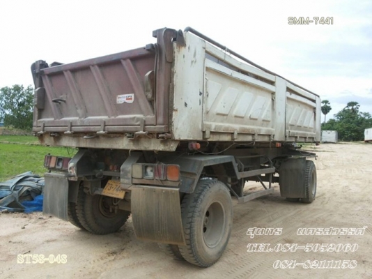 ขายด่วน ลูกพ่วง 2 เพลา ดั้มพ์ SMM สามมิตร สภาพใช้งานได้ปกติ เดิมๆ ราคาสุดคุ้ม ขายด่วน ลูกพ่วง 2 เพลา ดั้มพ์ SMM สามมิตร สภาพใช้งานได้ปกติ เดิมๆ ราคาสุดคุ้ม