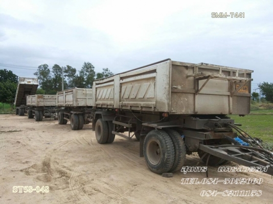 ขายด่วน ลูกพ่วง 2 เพลา ดั้มพ์ SMM สามมิตร สภาพใช้งานได้ปกติ เดิมๆ ราคาสุดคุ้ม ขายด่วน ลูกพ่วง 2 เพลา ดั้มพ์ SMM สามมิตร สภาพใช้งานได้ปกติ เดิมๆ ราคาสุดคุ้ม