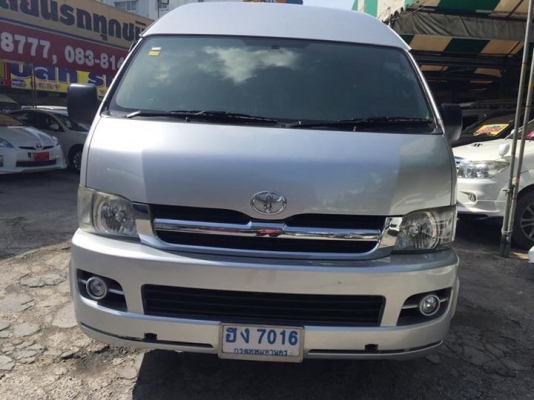 TOYOTA COMMUTER2.5 ปี 07. สีเทา เกียMTโทร0877758887 นาง