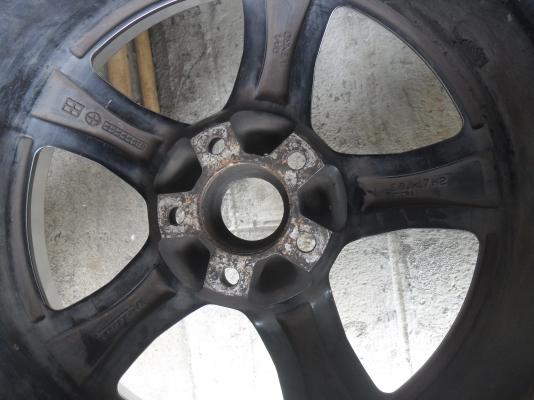 ล้อแม็ก 17นิ้ว 5รู114 LENSO ไร้อมยาง สวยๆ 4 ล้อ ราคา 7900 บาท