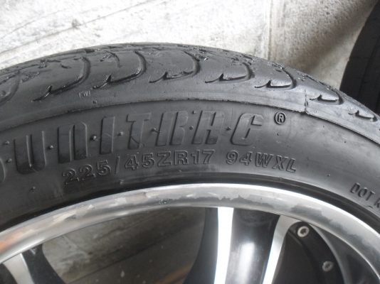 ล้อแม็ก 17นิ้ว 5รู114 LENSO ไร้อมยาง สวยๆ 4 ล้อ ราคา 7900 บาท