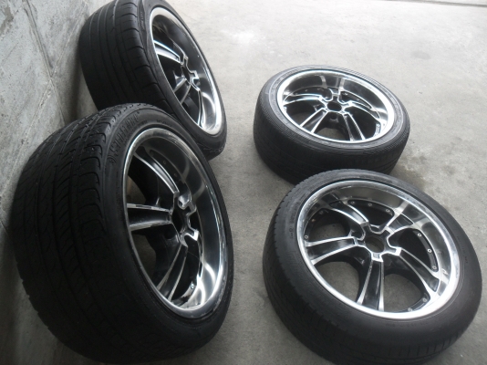 ล้อแม็ก 17นิ้ว 5รู114 LENSO ไร้อมยาง สวยๆ 4 ล้อ ราคา 7900 บาท