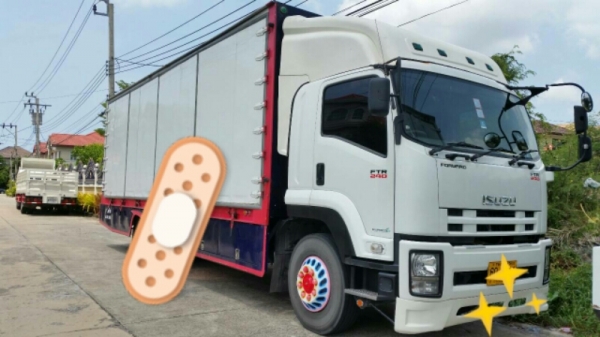 หกล้อใหญ่ อีซูซุ TFR240แรง ห้างแท้ ปี55 บรรทุกตู้แห้ง สภาพสวยเดิมทั้งคัน เอกสารทะเบียนพร้อมโอน