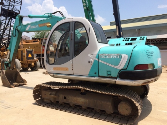 Kobelco SK100-2 3164 ชม. (มาร์คไฟว์) ใบแทร็ค 600 mm จากญี่ปุ่น ถึงไทยแล้วครับ ถูกมาก