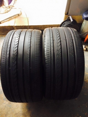 ขายยางขอบ 18"สวยๆ1ชุด คู่หน้า 225/40R18 คู่หลัง 265/35R18 ปี 12